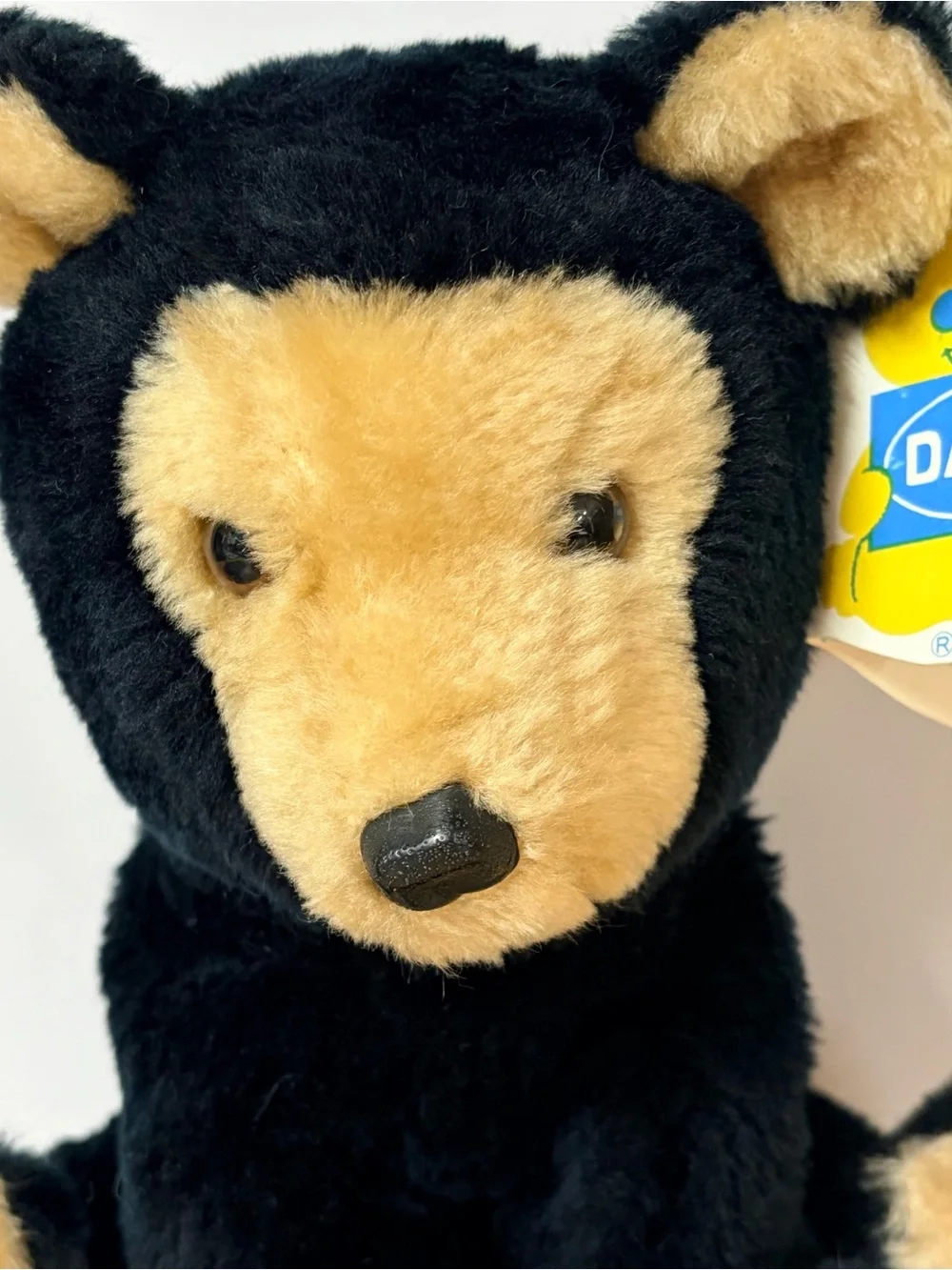Vintage Dakin Black Bear Coco Bear Cub Plush With Tag 1982